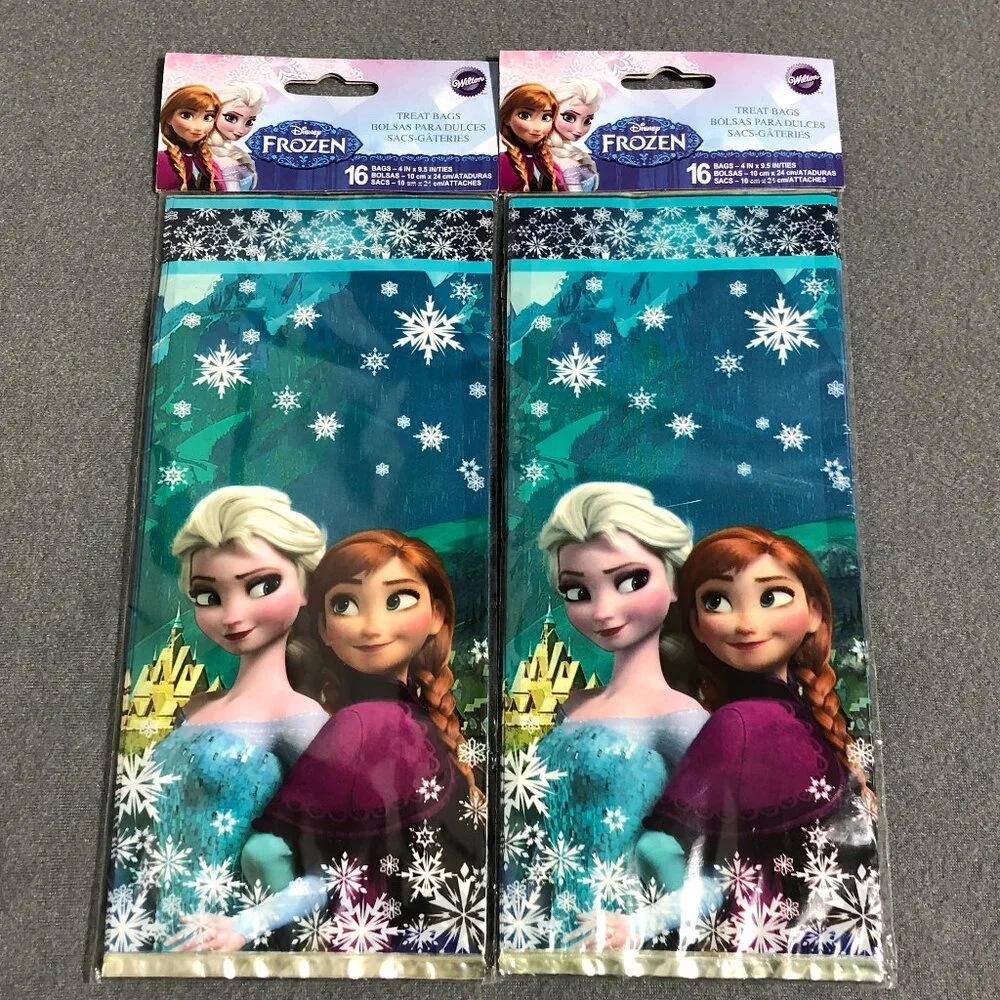 Wilton Disney FROZEN Treat Bags Party Bags Elsa Anna Olaf Lot of 2